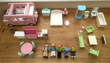 Wooden dolls house furniture