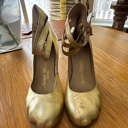 Vivienne westwood gold - gold, leather