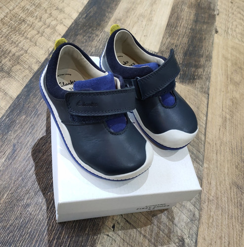 Clarks roller fun navy white - clarks,