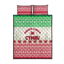 Custom Wales Christmas Quilt
