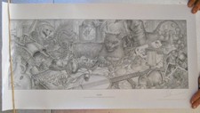 "Greebo" Discworld Art Print -