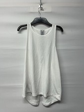 Women’s Lorna Jane White Yoga Tank Top Size Medium Brand New 