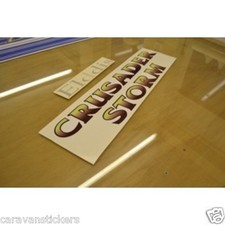 ELDDIS Crusader Storm Caravan Side Stickers Decals Graphics - SET OF