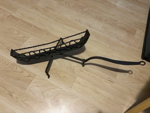 Antique wrought iron fireplace - wrought,