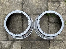 PAIR OF 16” TO 17” ZERO STEP UP BARRELS BBS RS RF E30 BMW MK1 GOLF MK2 G60 