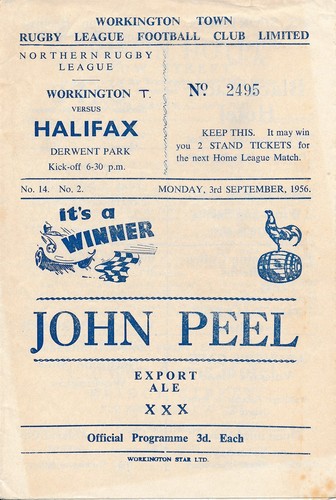 Rugby league programme - league,