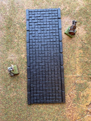 Cobbled road model 28mm 32mm - cobbled,