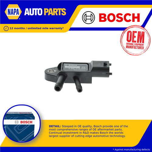 Exhaust pressure sensor - exhaust, fits