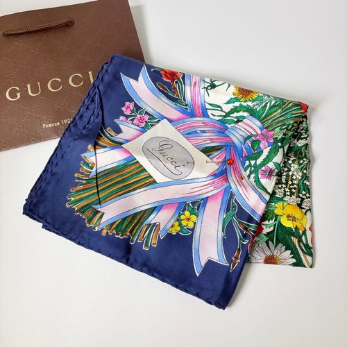 Gucci silk scarf floral - gucci,