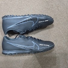 Nike Zoom Mercurial Vapor 15 TF Turf Soccer Black DJ5635-001 Men's Size UK 10