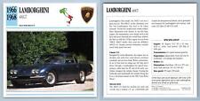 Lamborghini 400GT - 1966-68 High Performance - Classic Cars Collectors Club Card