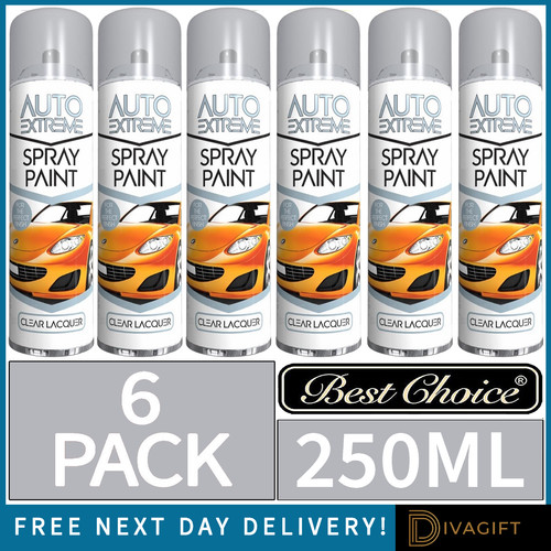 Clear lacquer spray paint - clear,