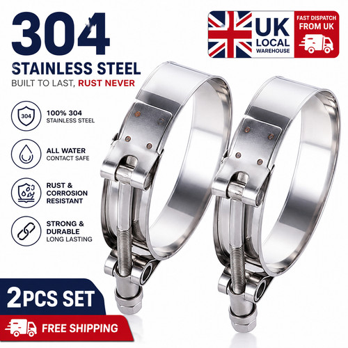 Heavy duty bolt hose clamps - heavy,