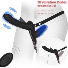 Remote Strap-On Vibrator