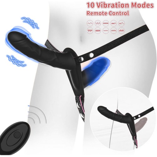 Remote strap vibrator - strap-on,
