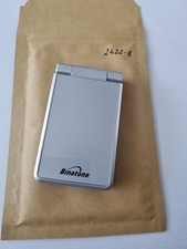 Binatone BB500 0765 Silver (Unlocked) Flip Fold Mobile Phone