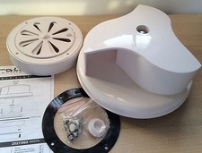 Rotary Van Roof Air Vent WHITE