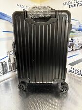 NEW BLACK Rimwa Aluminium Carry on Luggage, 20 Inch Cabin Suitcase