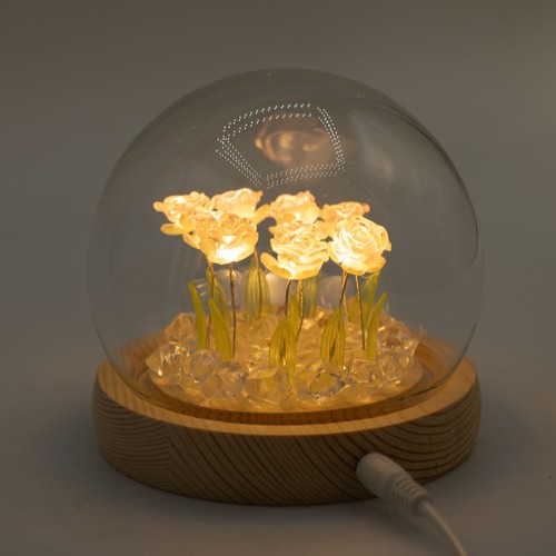 Floral glow garden dome desk - dome,