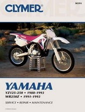 Clymer Shop Repair Manual #M391 fits Yamaha YZ250 2-Stroke/YZ125/WR250Z/YZ250WR