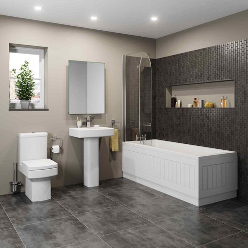 Bathroom suite toilet basin - bathroom,