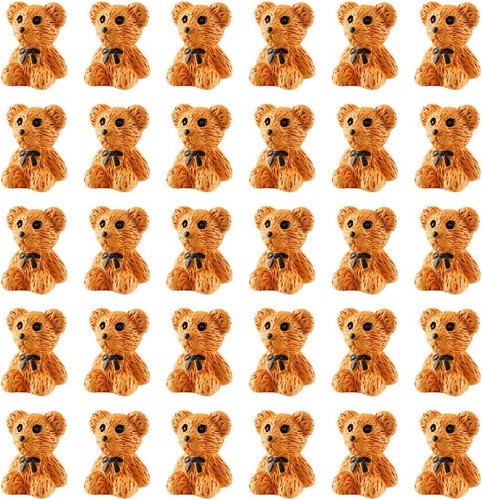 30pcs mini resin teddy - resin,