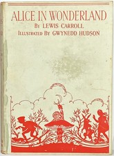 1920 ALICE IN WONDERLAND Antique FIRST EDITION Adventures ART DECO carroll RARE