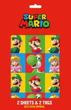 SUPER MARIO WRAPPING PAPER 2
