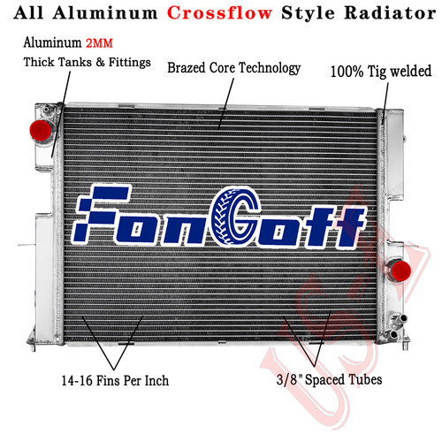 Row aluminum radiator for - 4,