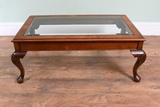 Mahogany Coffee Table Queen Anne Revival
