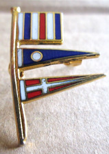 Signal Flag Numerical Message Enamel Badge  (1)