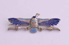 Vintage Egyptian enamel silver