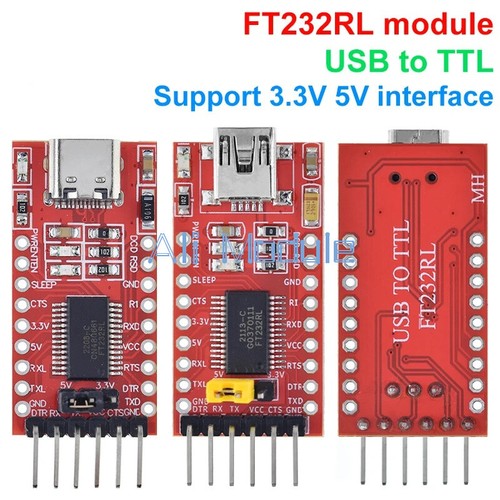 Ft232 ft232rl ftdi - usb, 3.3v