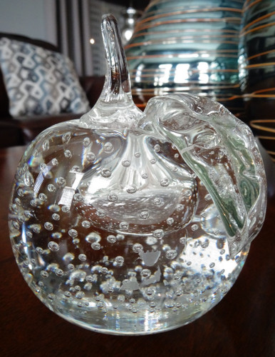 Pairpoint apple paperweight - pairpoint,