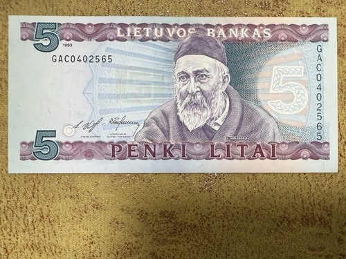 Lithuania litai banknote - lithuania,