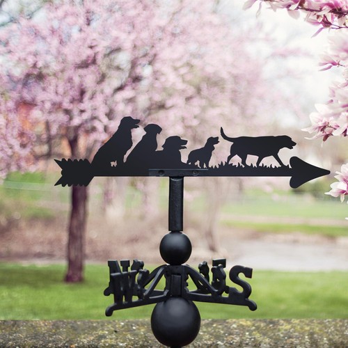 Group dogs weathervane - group,