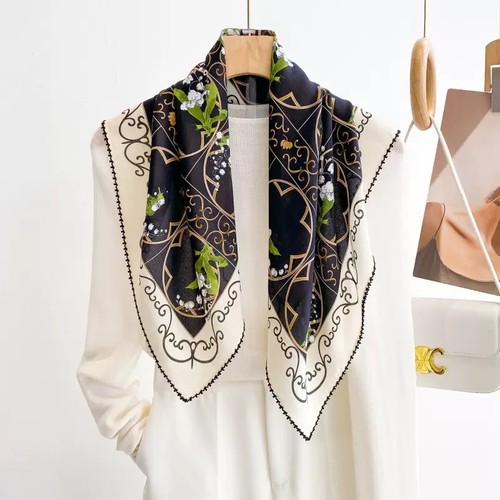 100 mulberry silk scarf - 100%,