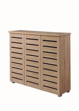 Shoe Cabinet Rack Storage 2 3Drawer Cupboard Footwear Stand Wooden Unit