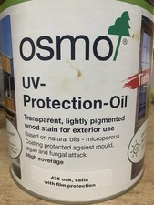 Osmo UV Protection Oil Oak 425 Satin With film protection 2.5 L. Opened.