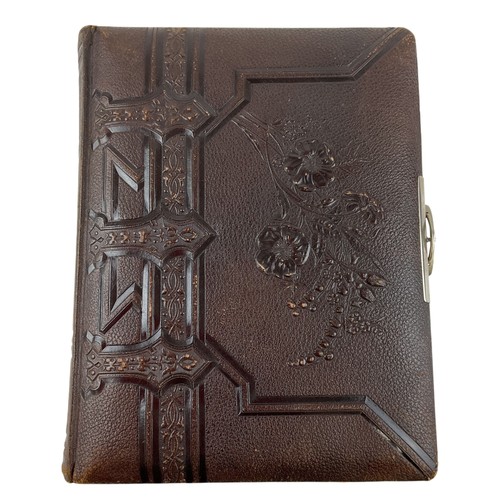 Vintage embossed leather - embossed,