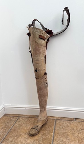 Antique prosthetic leg - prosthetic,