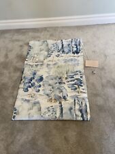 Made To Measure Roman Blind- Waterperry Indigo - L 108cm W 73cm Right Cord