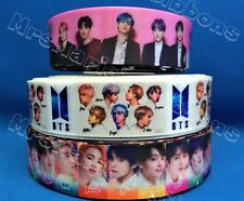 BTS South Korean boyband satin Cake/craft/hair ribbon 3 designs @ MrsMario's