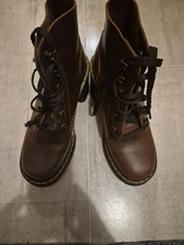 Red Cherry Heeled Doc Martens