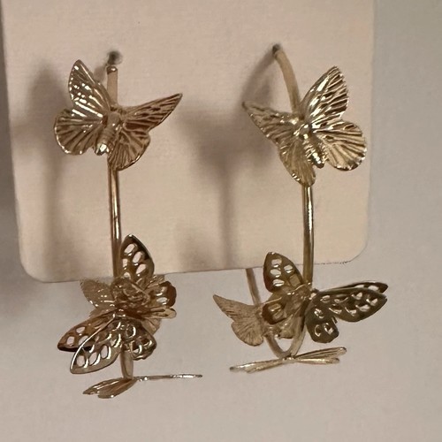 Primark gold tone butterfly - gold,