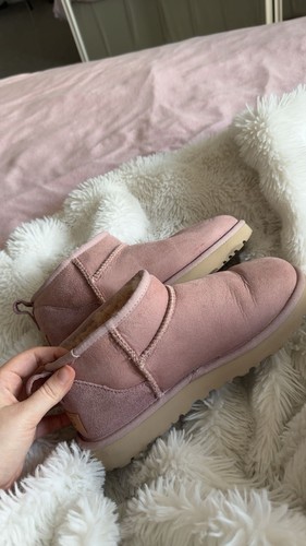 Ugg pink suede ankle - pink,