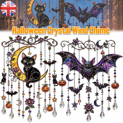 Halloween themed crystal wind - halloween-themed,