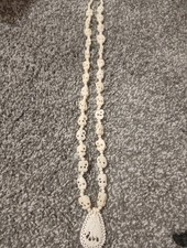 Vintage carved Bovine Necklace