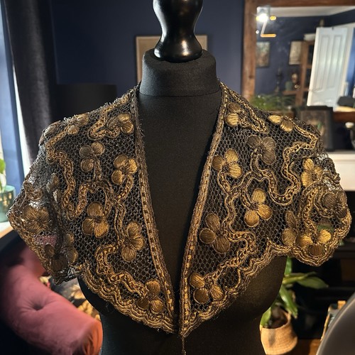 C1910 edwardian gold metallic - edwardian,