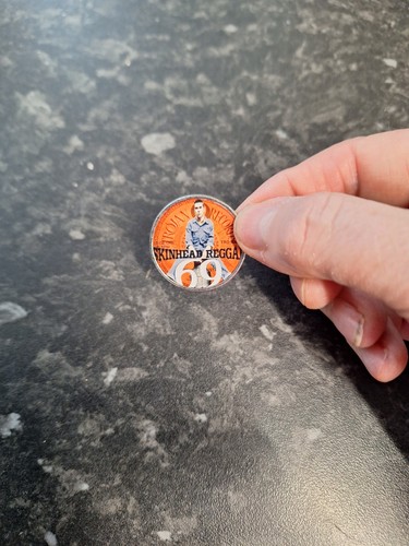 Skinhead reggae 1969 metal - skinhead, pin